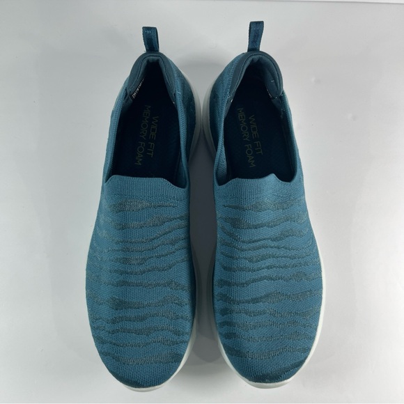 Teal Slip-On Sneakers - Picture 3 of 10